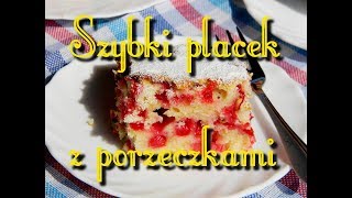 Szybki placek z porzeczkami [upl. by Nelav]