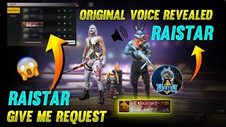 RAISTAR 100 REAL VOICE REVEAL ❤️  RAISTAR IN MY FRND LIST 😍😍  HOW RAISTAR MET GYAN GAMING ✨ [upl. by Rehtae]