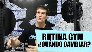 RUTINA GIMNASIO ¿CUÁNDO DEBO CAMBIAR [upl. by Shermie173]