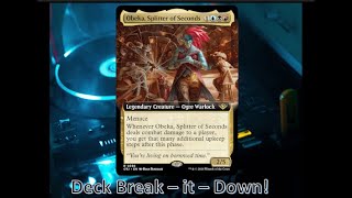 Deck BreakItDown Obeka Splitter of Seconds The Unskilled Commander MTG EDH DeckProfile Commander [upl. by Etteoj]