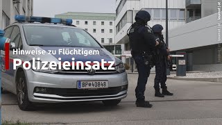 Schwer bewaffnet Polizei nach Hinweis zu Doppelmord im Mühlviertel auch in WelsNeustadt im Einsatz [upl. by Bever]