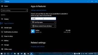 Windows 10 settings apps and features look and options [upl. by Sdlonyer522]