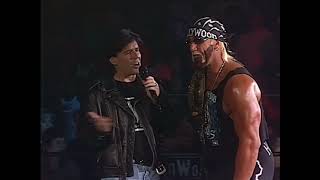 NWO add infamous Voice to NWO theme  HoganBischoff promo on The Giant 1997 Part 1 WCW [upl. by O'Connor163]