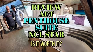 Is it Worth It Full Review of Aft Penthouse Suite NCL Norwegian Star Cruise Ship Larger Balcony [upl. by Forester]