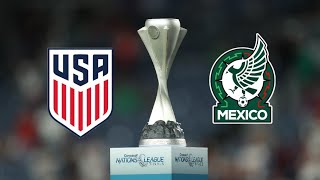 así fue ESTADOS UNIDOS VS MÉXICO resultado de la simulación PREDICCIÓN [upl. by Enitsirhk]