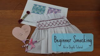 Introduction to Smocking  Beginner Smocking Tutorial  How to Smock [upl. by Lew]