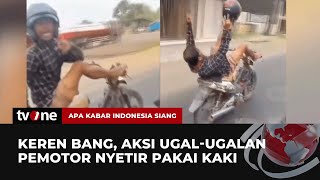 Ugalugalan Pemotor Pasuruan yang Nyetir Pakai Kaki Minta Maaf  AKIS tvOne [upl. by Sheena829]