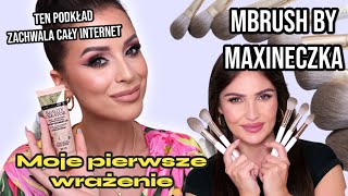 MBrush by Maxineczka oraz Podkład który zachwala cały internet [upl. by Drofdarb]