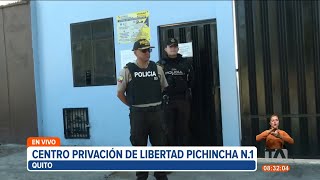 Policía realiza una intervención en el Cárcel Pichincha Número 3 en el sur de Quito [upl. by Ap]