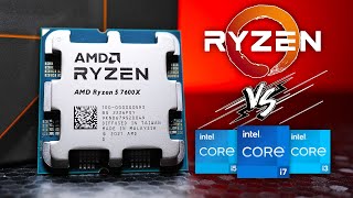 DAS IST UNSCHÖN FÜR INTEL RYZEN 5 7600X vs i5 12600K Zen 4 vs AlderLake [upl. by Addy]