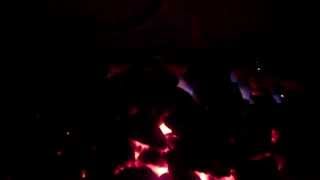 Coal Anthracite Burning in Coal Stove [upl. by Llevol]