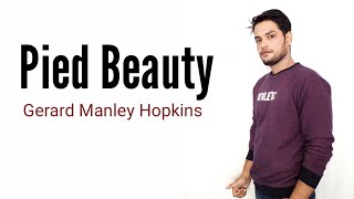 Pied Beauty  By Gerard Manley Hopkins in Hindi [upl. by Odnalro]