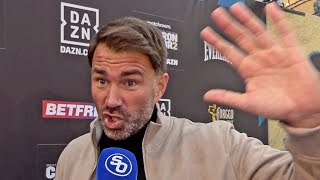 ACTUALLY FK YOU  Hearn backs Warren BATTERING reporter talks media AJ [upl. by Maureen]