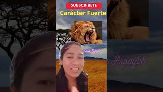 Carácter Fuerte🦁💪 frasesdelavida frasesdereflexion frasesyreflexiones reflexion elenaarpay98 [upl. by Anetsirhc]