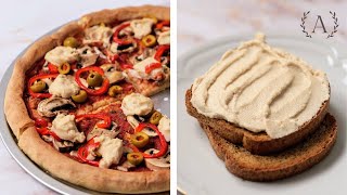 Super Easy Cashew Cheese Recipe  Vegan [upl. by Nerradal]