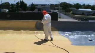 Sprayed Polyurethane Foam Roofing [upl. by Dnomzed]