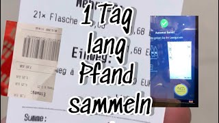 1 Tag lang Pfand  Leergut sammeln und reich werden Pfand Highlights 2023 [upl. by Elset]