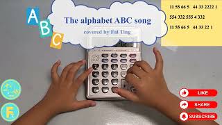 The Alphabet abc song covered by Fai Ting  electronic calculator piano [upl. by Rossner378]