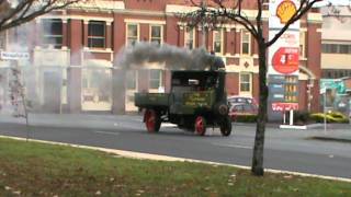 Ransome steam wagon Sturt St Ballarat [upl. by Airotciv]