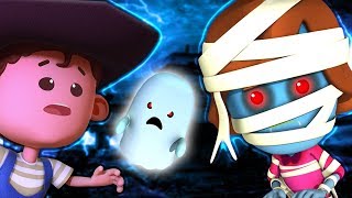 You Cant Run Its Halloween Night Scary Nursery Rhymes  Halloween Songs For Kids By Little Eddie [upl. by Swagerty]