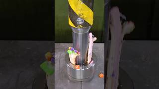 Candy crush With Warm Maker 🍭🍬😜 shorts youtubeshorts candycrush viral hydraulicpresschannel [upl. by Westerfield]