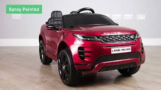 Auto Elettrica Macchina per Bambini LAND ROVER EVOQUE 12V con Monitor [upl. by Yniattirb368]