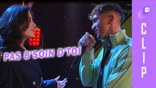 Inoxtag Chante « Pas besoin de toi » ft La Sirène en live au Zevent 2021 [upl. by Pru346]