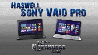 QUICK Sony VAIO Pro Touchscreen Ultrabook Overview [upl. by Ym350]