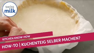 Wie kann ich einen Kuchenteig selber machen  HowtoVideo  Swissmilk 2020 [upl. by Dusza]