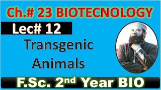 Transgenic animals I biotechnology I CH23 I Lec 12 I FSC Biology I Class 12 [upl. by Ner]