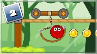 Czerwona Piłka Rządzi Gry Online Ball Hero Adventure Red Bounce Ball 2 [upl. by Adine]