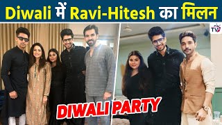 Ghum Hai Kisi Ke Pyaar Mein Fame Hitesh Bharadwaj ने Ravi Dubey संग की Diwali Party [upl. by Ennayram]