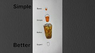 Draw tea drawing dessin art satisfying easydraw easydrawing satisfying howtodraw tuto [upl. by Nylesoy]