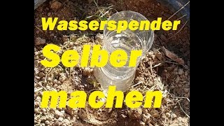 How to make a WATER COOLER  Wasserspender selber bauen [upl. by Broddy]