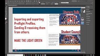 Importing a Preflight Profile from Indesign [upl. by Akimas]