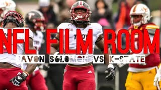 Troy DE Javon Solomon Vs KState All Pass Rushes [upl. by Katey]