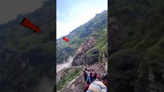 Mountain village big landslide baglung skdvolg mountains village shorts [upl. by Hayotal]