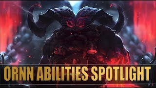 ORNN ABILITIES CHAMPION SPOTLIGHT  League of Legends [upl. by Eilla]