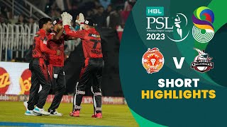 Short Highlights  Islamabad United vs Lahore Qalandars  Match 26  HBL PSL 8  MI2T [upl. by Ahsek]