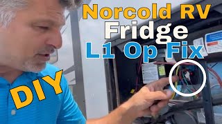 Norcold RV Fridge L1 OP diy fix l1op fix [upl. by Annaicul]