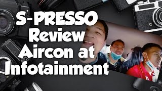 quotFIRST EXPERIENCE SA SUZUKI SPRESSOquot Review sa AIRCON at INFOTAINMENT [upl. by Llerref259]