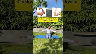 Exercises I Do To Tighten Flabby Arm Skin FAST  Trimuk yoga  Yoga for weight loss [upl. by Hachmin]