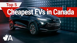 Top 5 Cheapest EVs in Canada 2023 [upl. by Ketchum166]