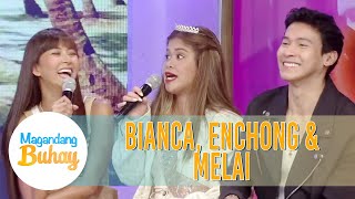 Bianca reminisce the funny moments of Melai and Enchong in PBB  Magandang Buhay [upl. by Clywd]