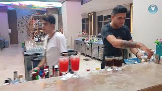 Lobby bar at Delphin Be Grand Resort 4K UHD [upl. by Krik]