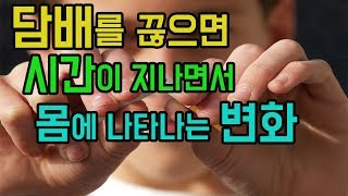 담배 끊으면 몸에 나타나는 변화 금연후 신체변화금연하는법금연 효과담배끊으면 좋은점담배끊는법 [upl. by Heger]