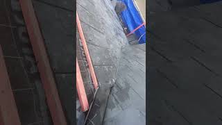 New roof Slates Roofing Construction Lead valley Wales Uk 🏴󠁧󠁢󠁷󠁬󠁳󠁿 [upl. by Mundt]