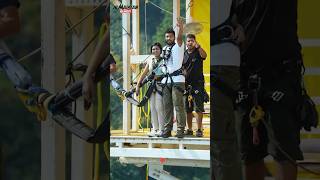 Himalayan Bungy Rishikesh bungee bungeejumping jumping adventure trending viral shorts [upl. by Anilev]