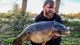 carp fishing Yateley pads lake March 2022 PB for one of the anglers 🙌🙌 [upl. by Aihseya]