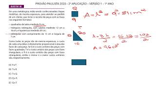 Questão 8  Provão Paulista 2023  1° Ano  2° Aplicação  Versão 1 [upl. by Karwan526]